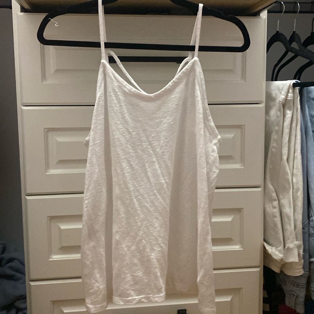 White Casual Tank